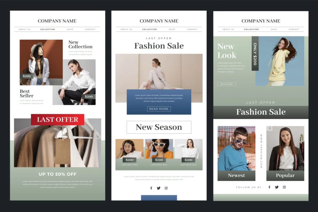 E-commerce website template